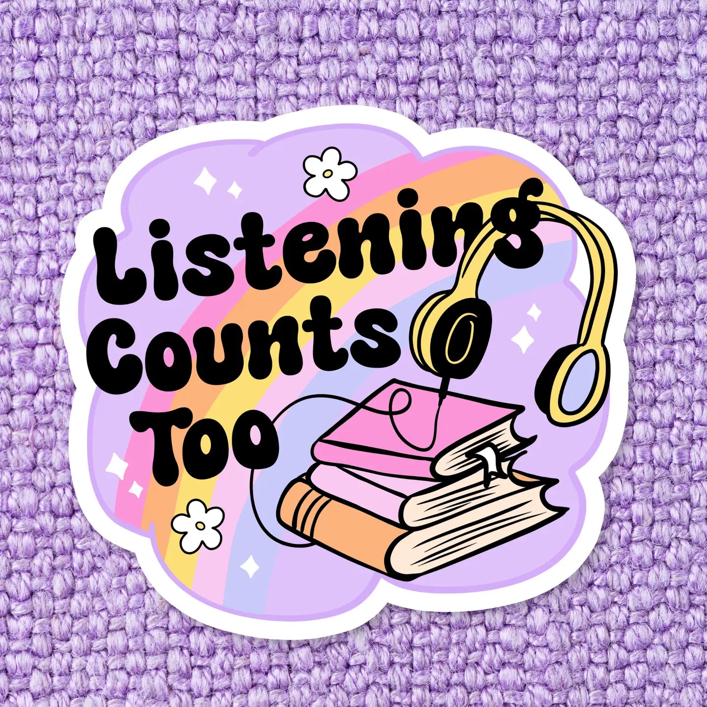Listening Counts Sticker