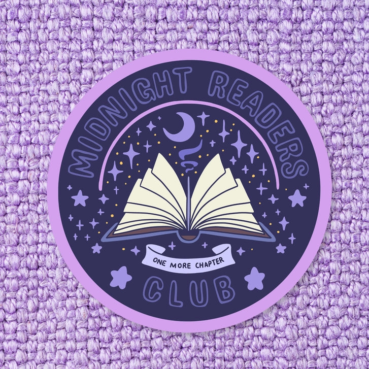 Midnight Readers Club Sticker