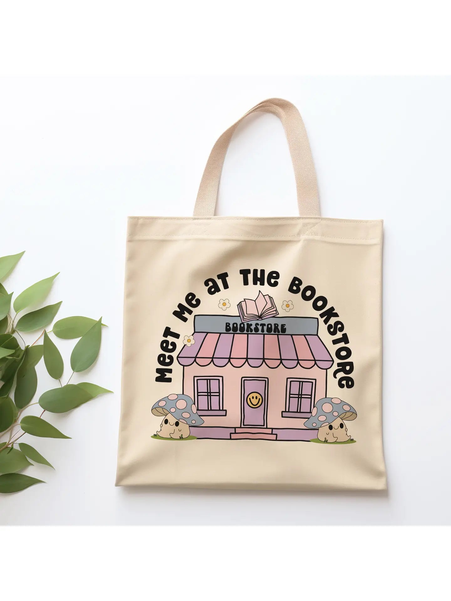 Meet Me At The Bookstore Tote Bag