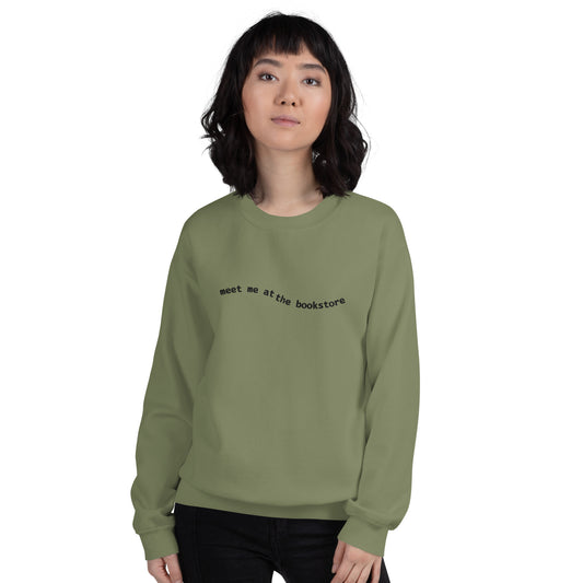 Meet Me At The Bookstore Unisex Sweatshirt