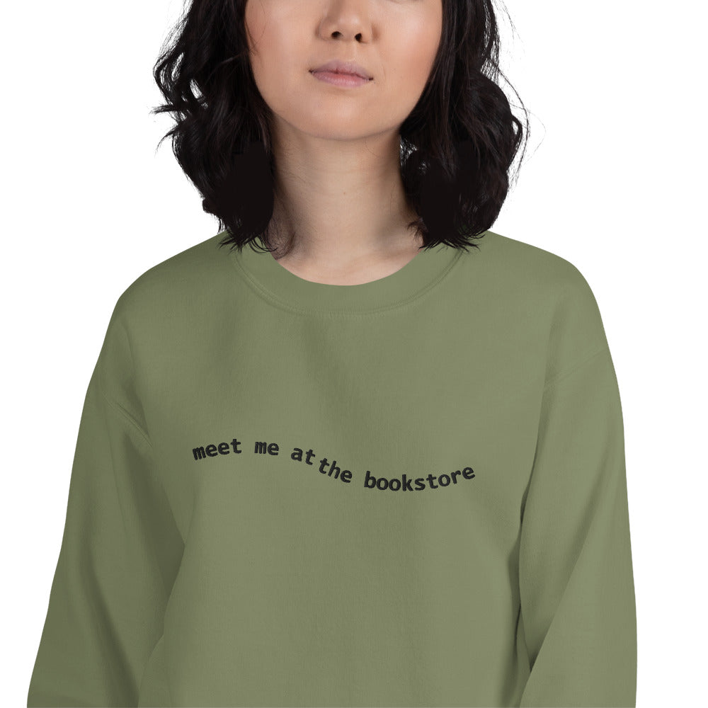 Meet Me At The Bookstore Unisex Sweatshirt