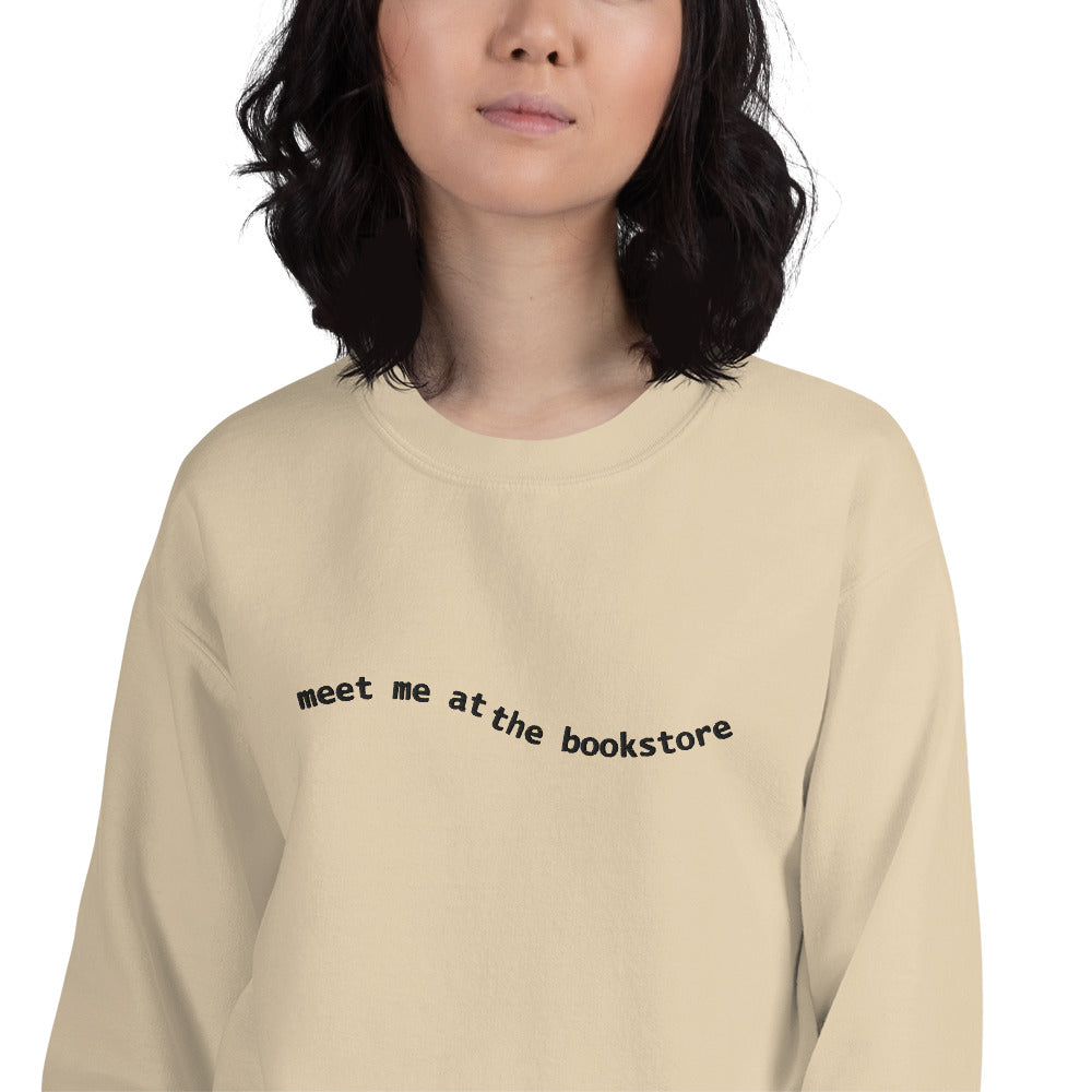 Meet Me At The Bookstore Unisex Sweatshirt
