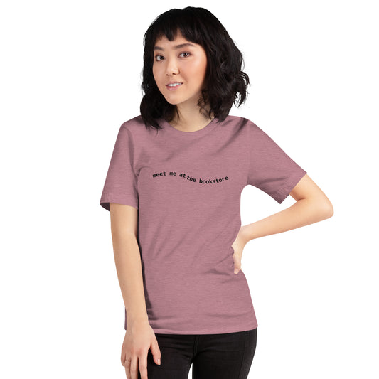 Meet Me at the Bookstore Logo Unisex T-Shirt