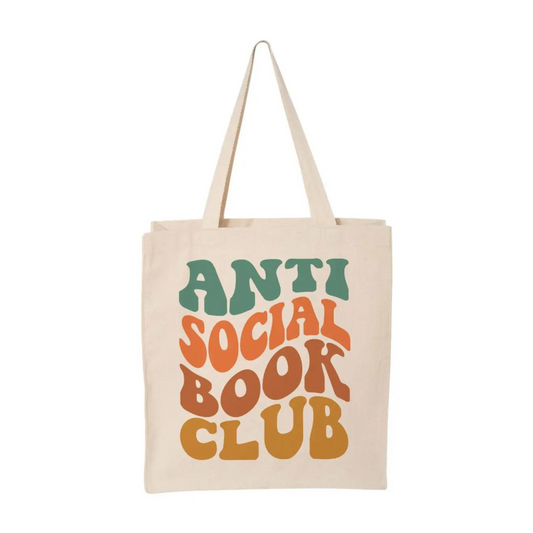 Anti-Social Book Club Tote Bag