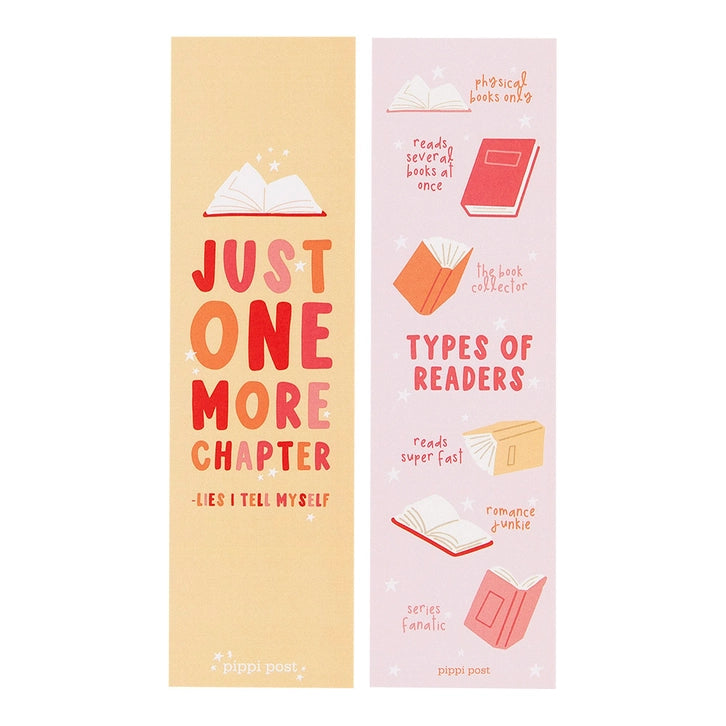 Just One More Chapter Bookmark Set